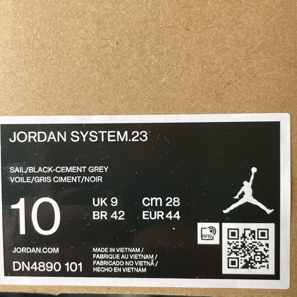 Jordan System 23 Mens Size 10 Convertable Sneaker Sandal Sail Color - Picture 12 of 12